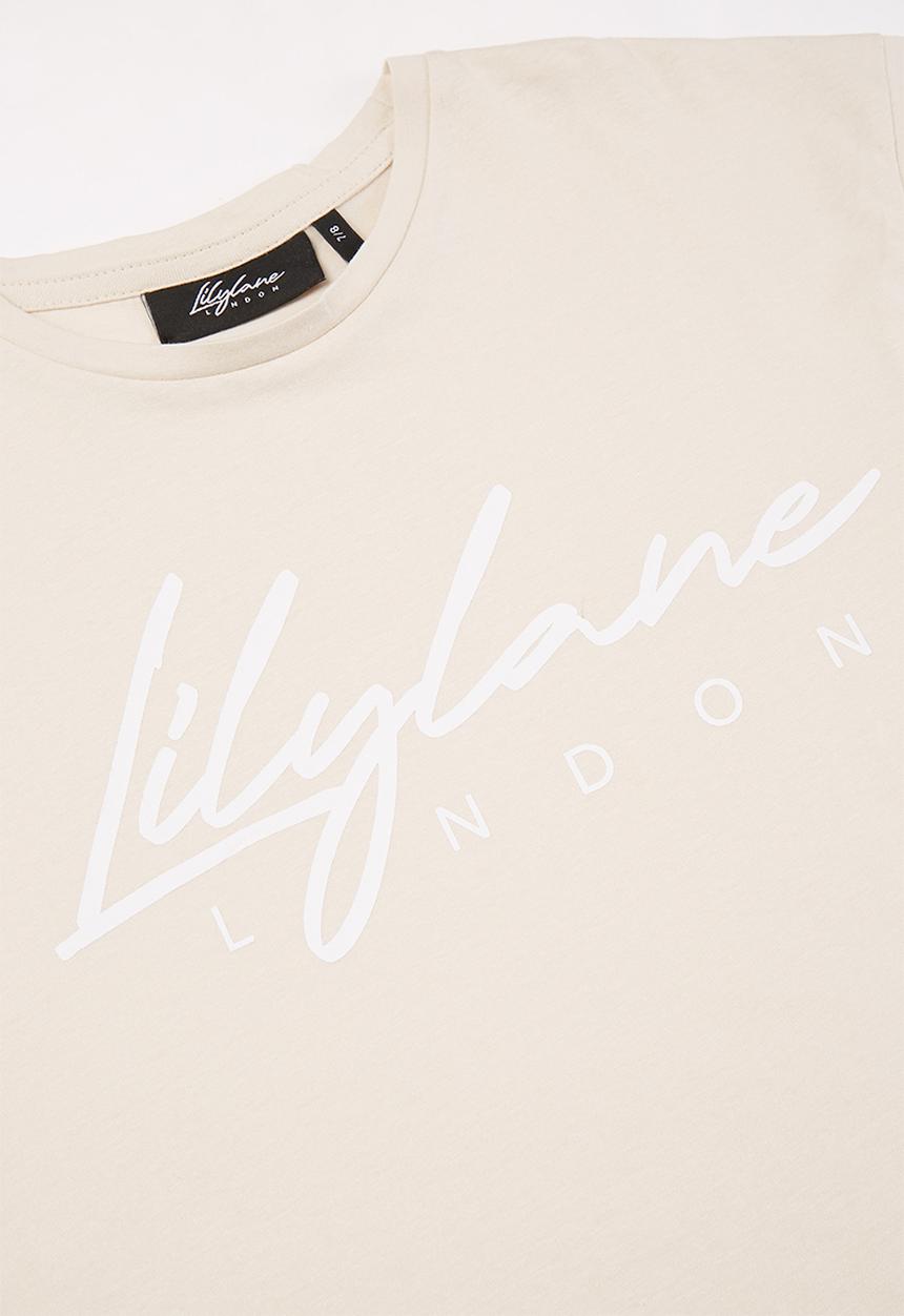 Lilylane - Allura printed tee - beige
