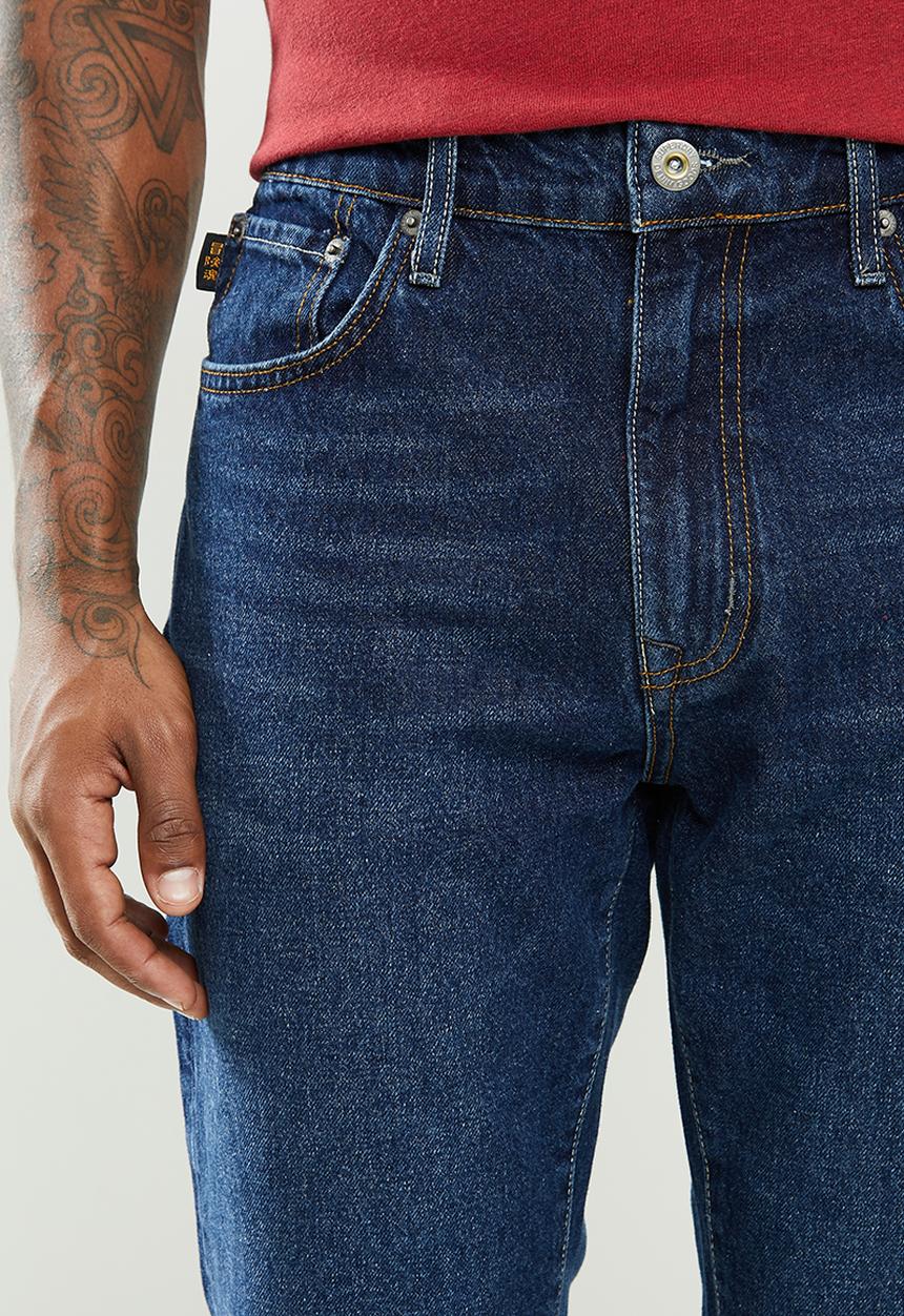 Superdry. - Taper jeans - clifton mid worn