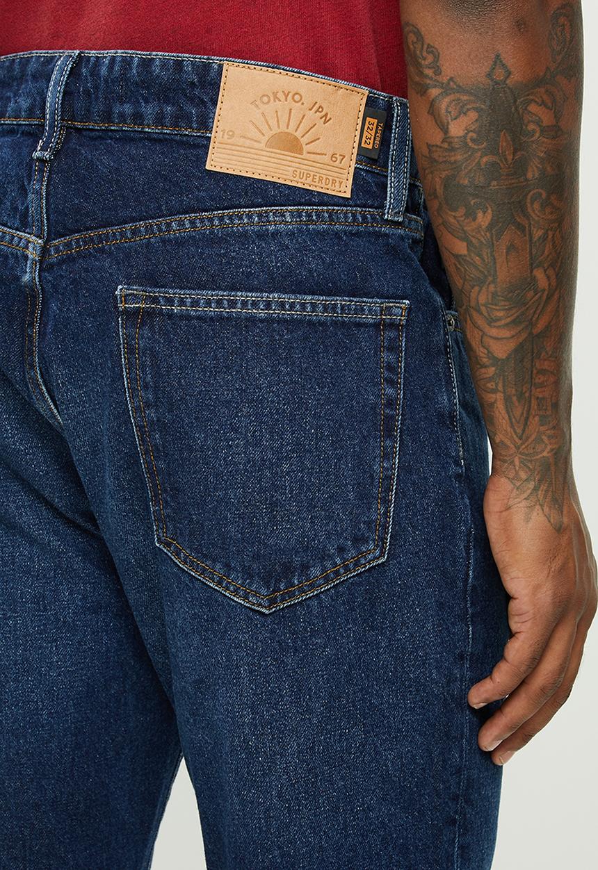 Superdry. - Taper jeans - clifton mid worn