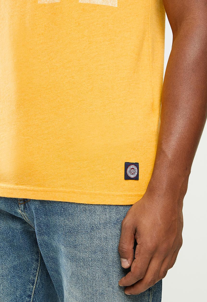 Superdry. - Vl varsity tee - upstate gold marl