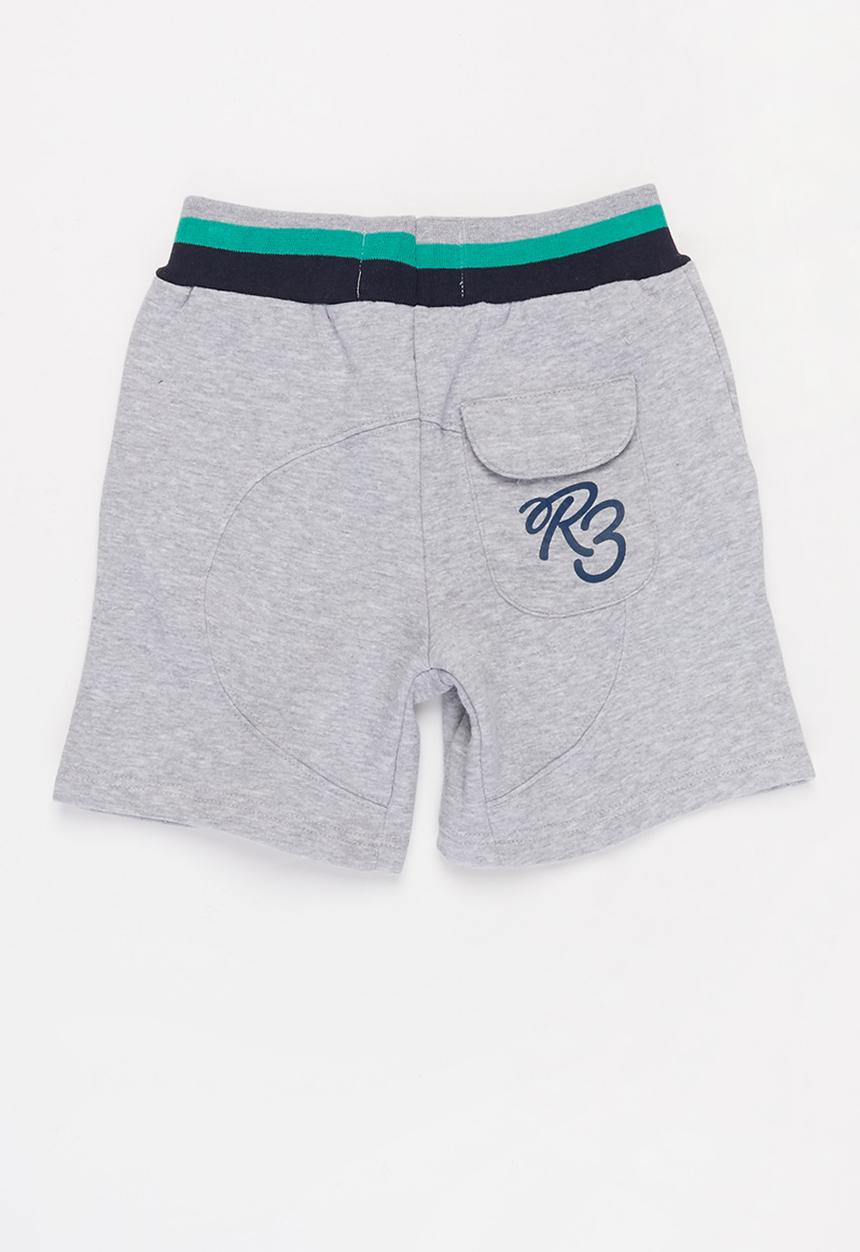 Ripstop - Showside jog shorts - grey marl