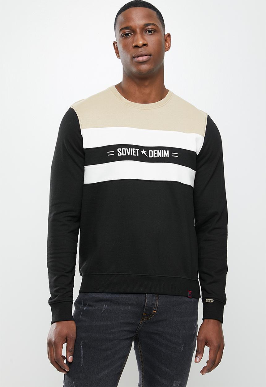 SOVIET - Javier crew neck sweat top - multi
