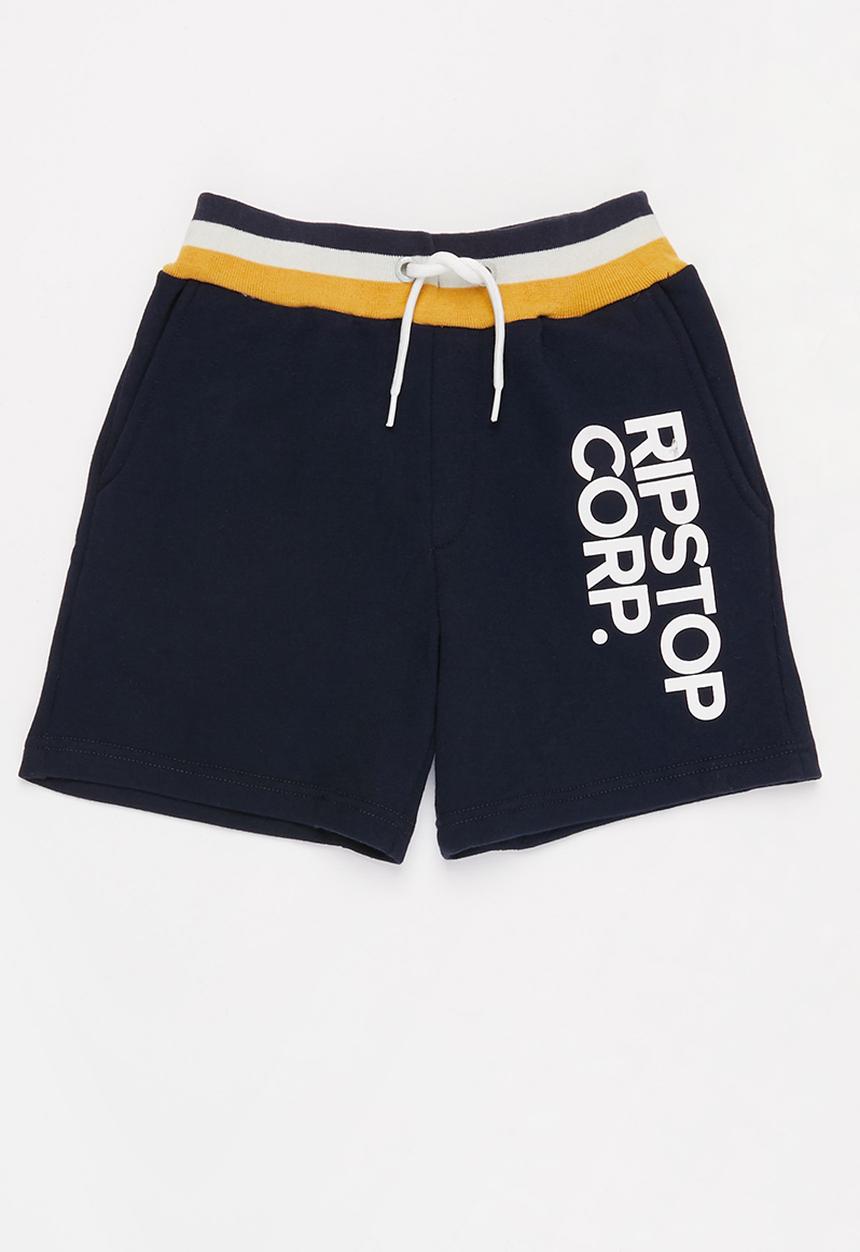 Ripstop - Showside jog shorts - navy
