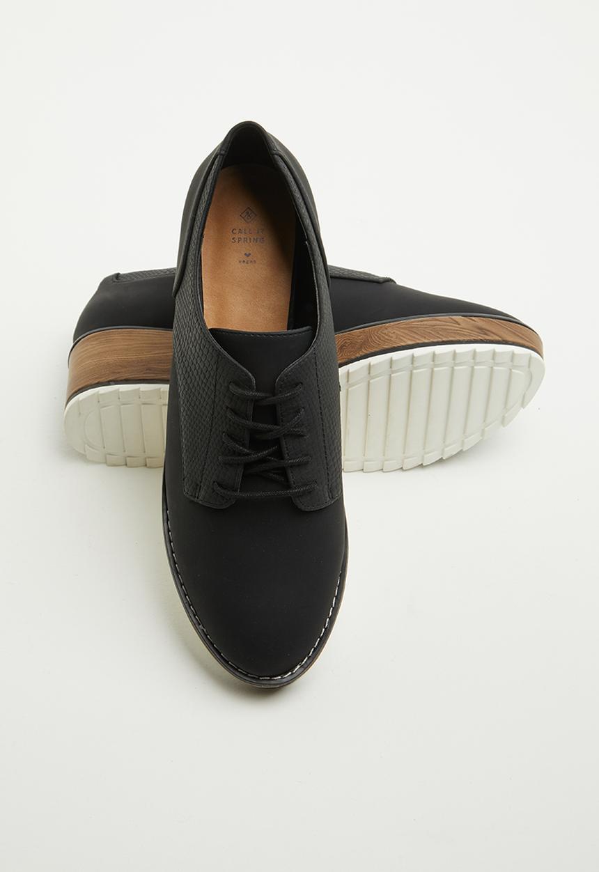 Call It Spring - Aria oxford - black