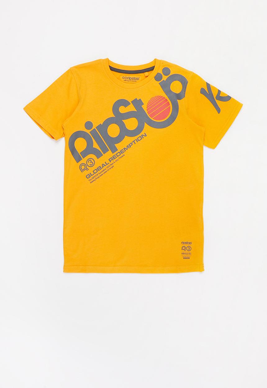 Ripstop - Plantan short sleeve tee - yellow