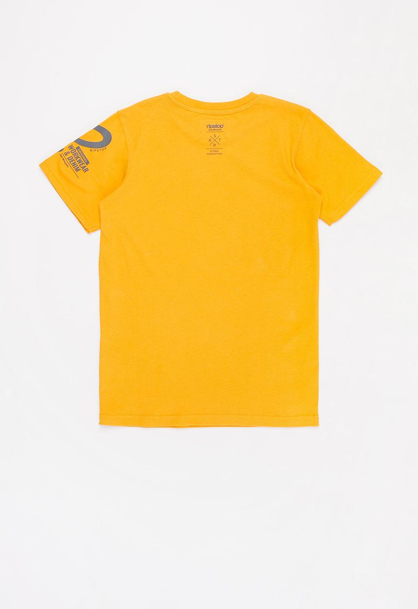 Ripstop - Plantan short sleeve tee - yellow