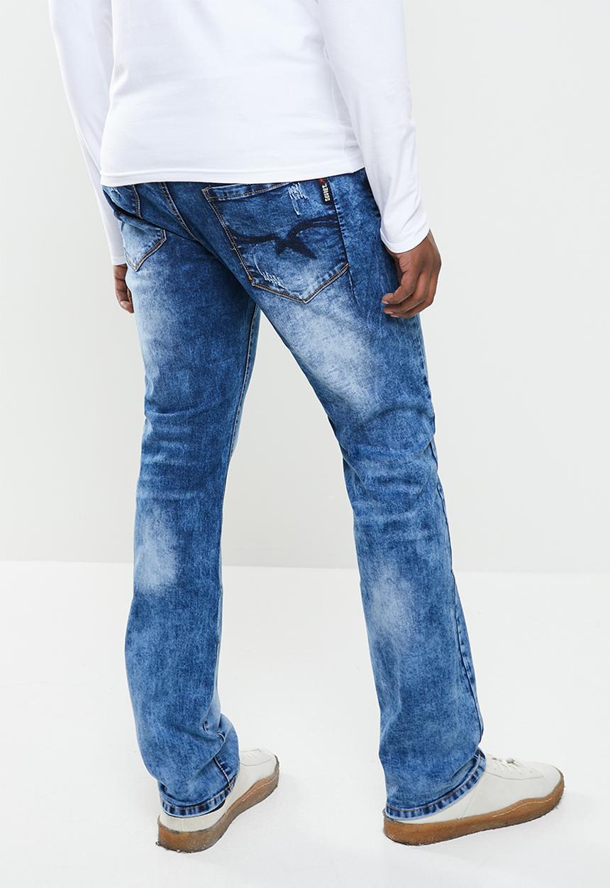 SOVIET - Barreiro straight leg denim - blue