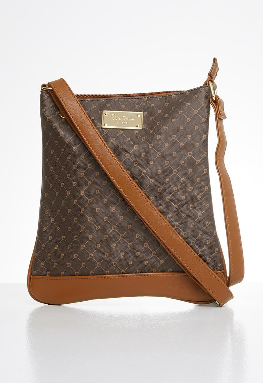 Pierre Cardin - Gulianna north/south crossbody - brown