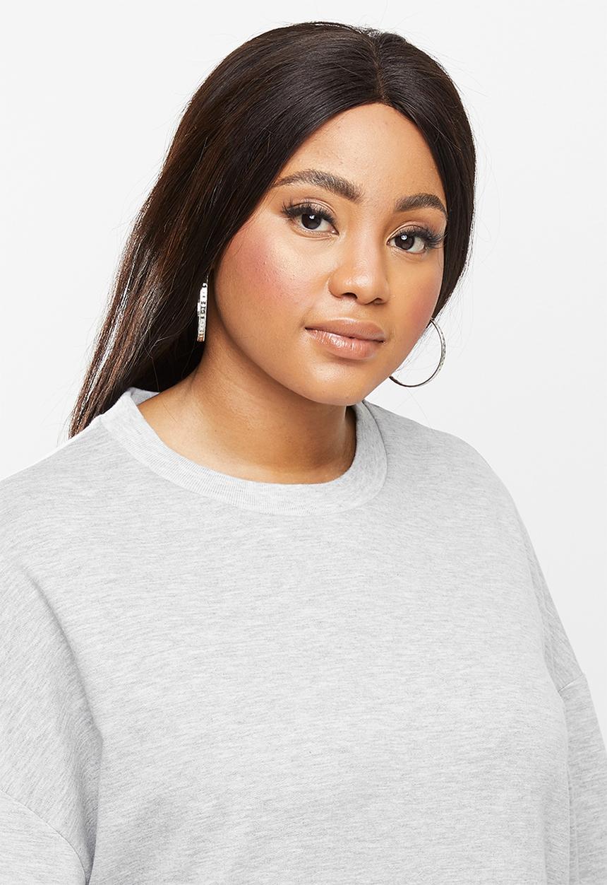 Glamorous - Plus stane dress - grey 