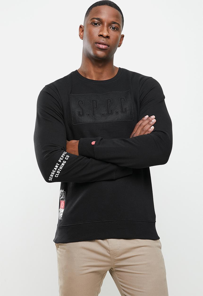 S.P.C.C - Hector crew neck sweat - black