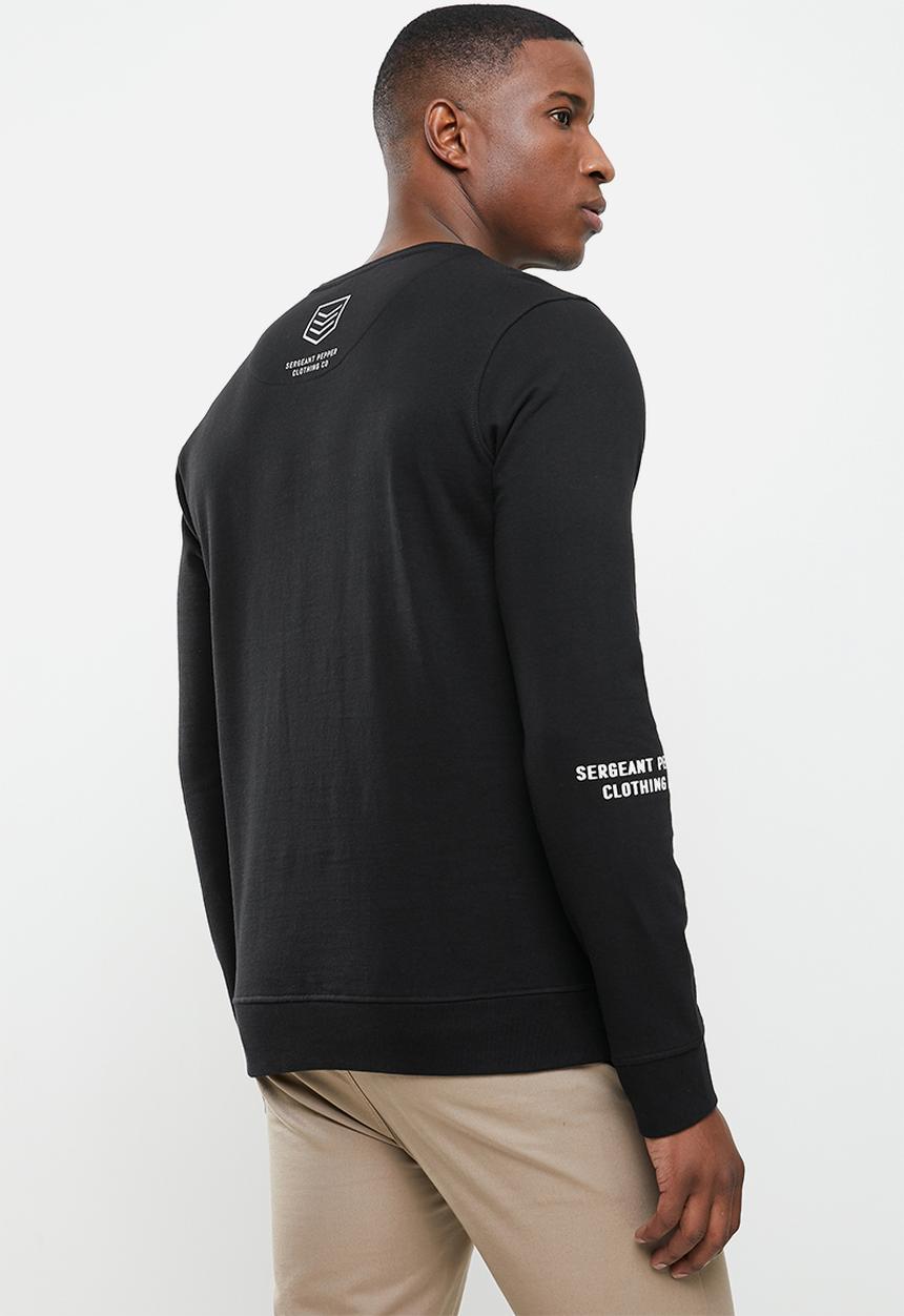 S.P.C.C - Hector crew neck sweat - black