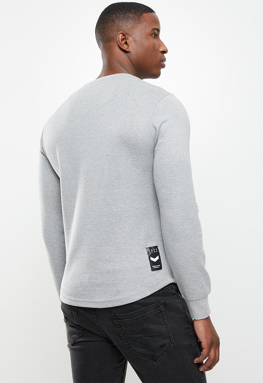 S.P.C.C - Deveron long sleeve tee - grey melange