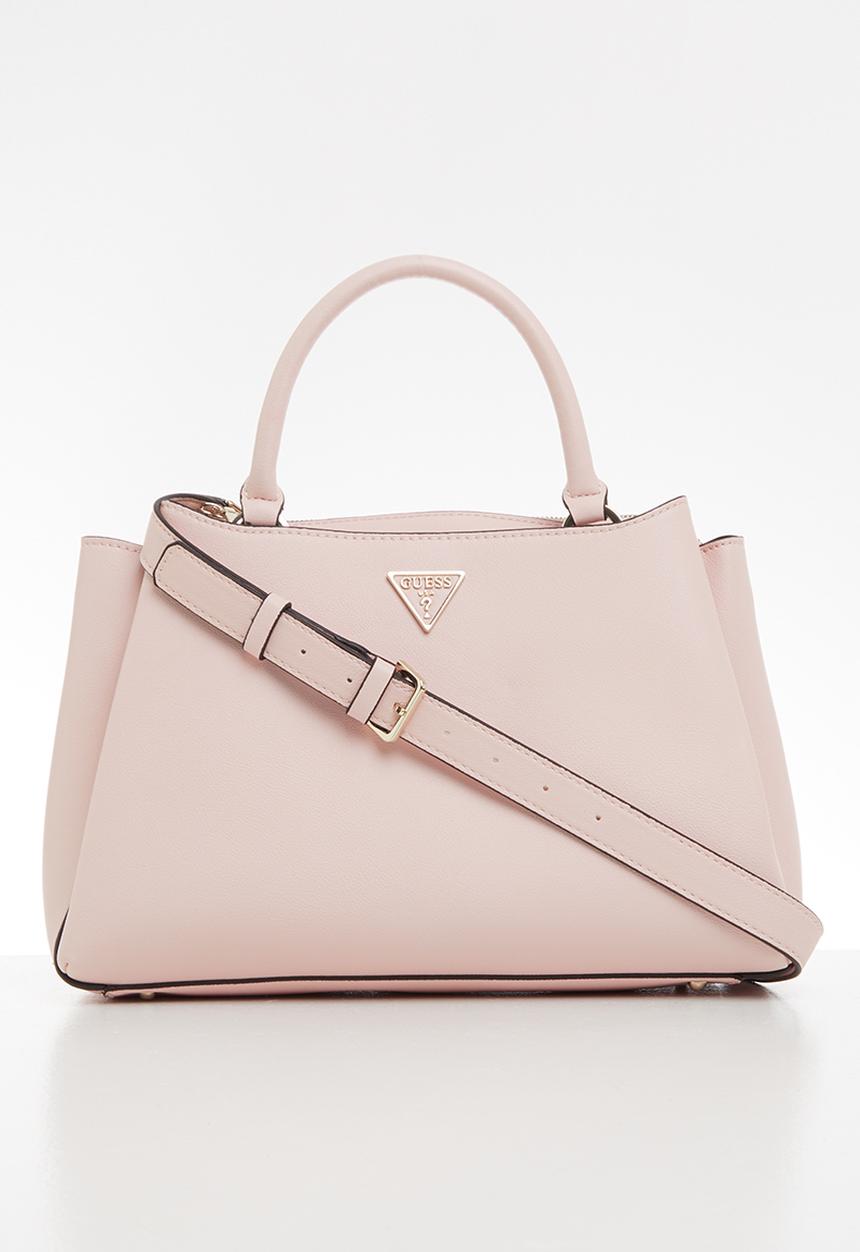GUESS - Ambrose turnlock satchel - blush
