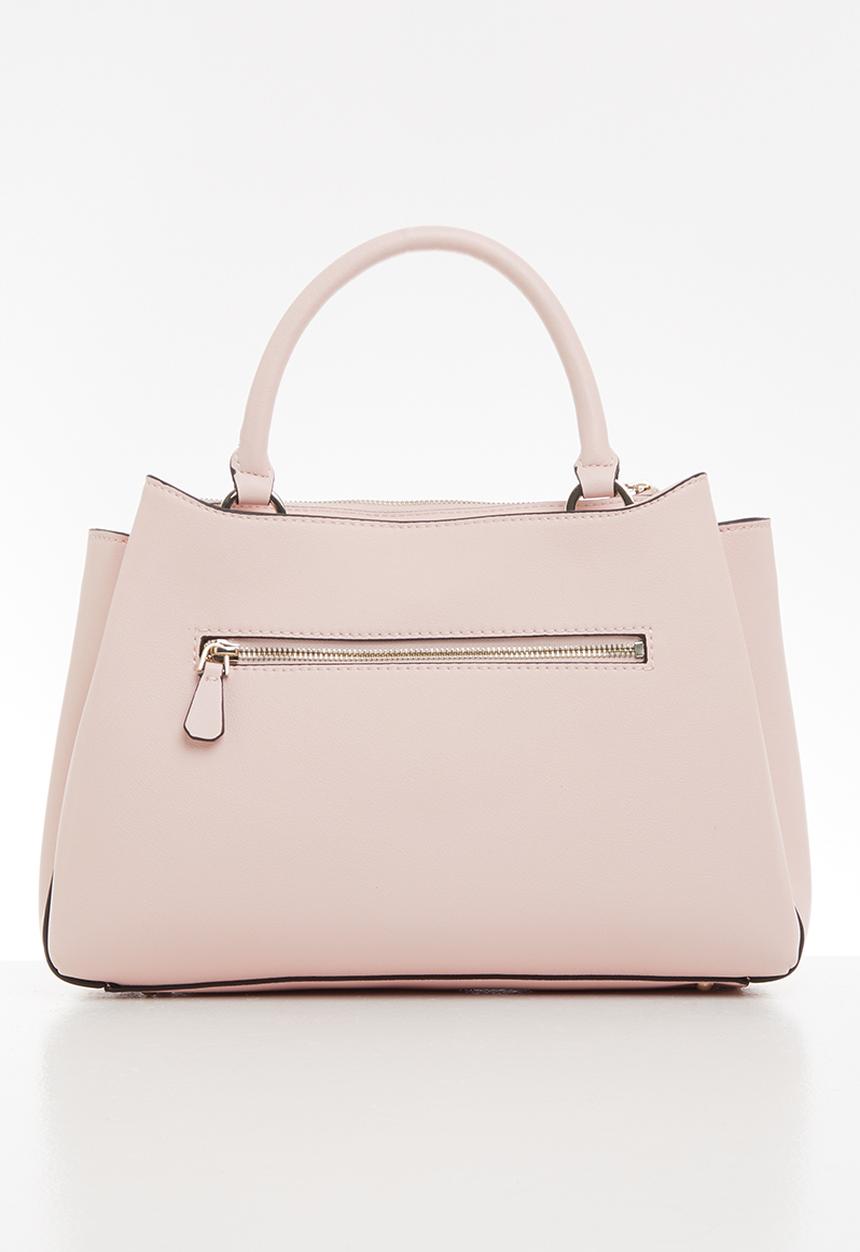 GUESS - Ambrose turnlock satchel - blush