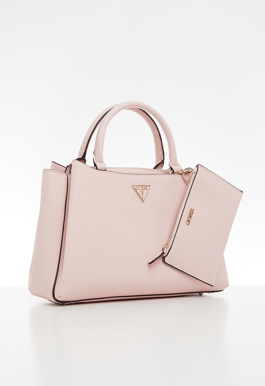 GUESS - Ambrose turnlock satchel - blush