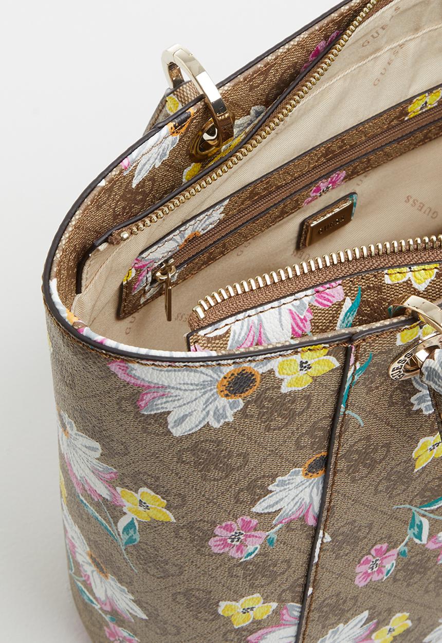 GUESS - Noelle small elite tote - brown 