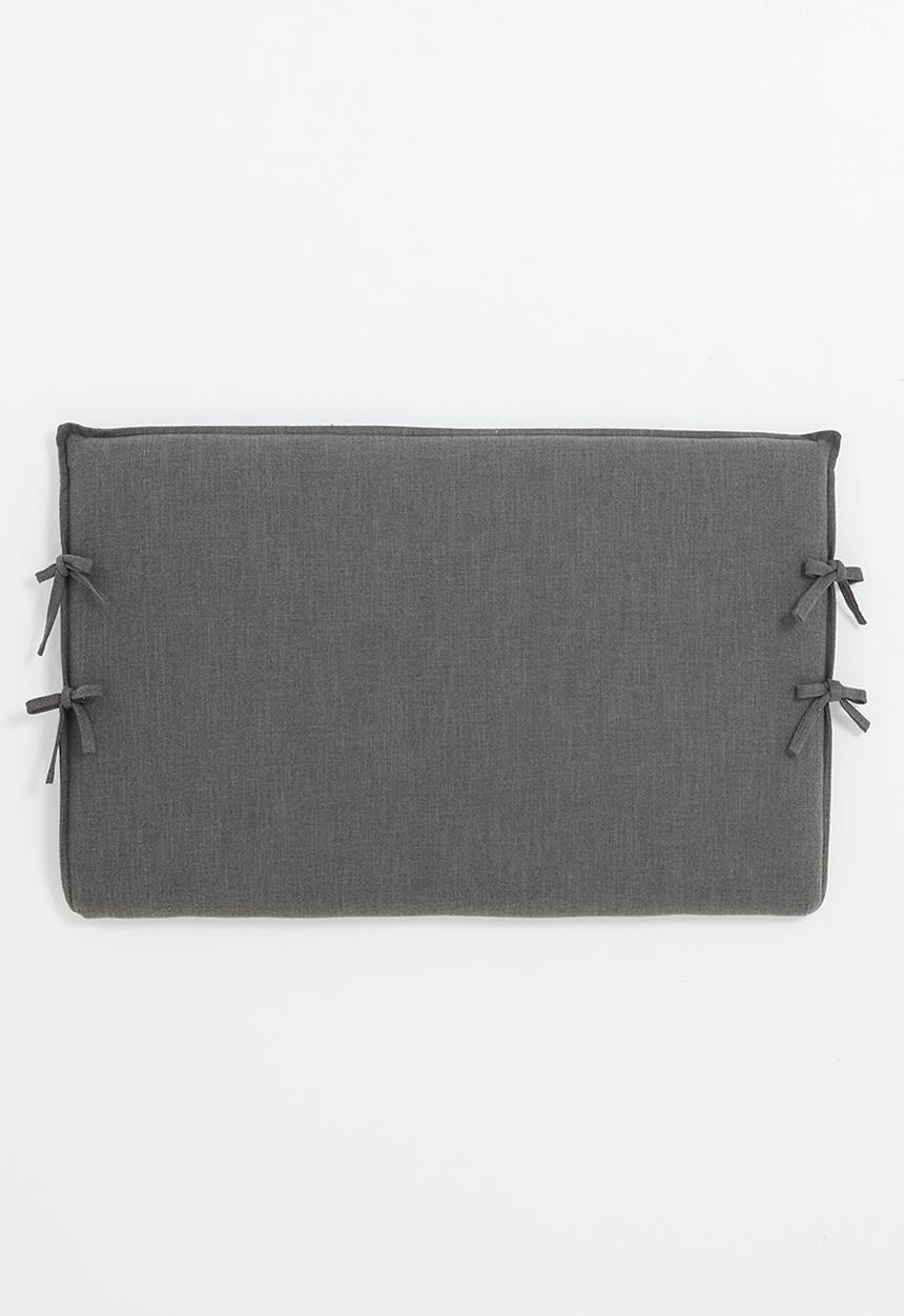 Sixth Floor - Slate ties headboard - grey