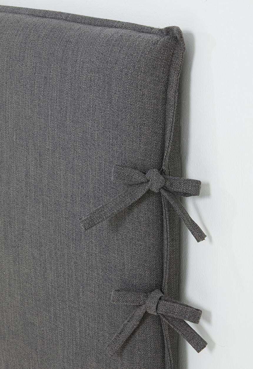 Sixth Floor - Slate ties headboard - grey