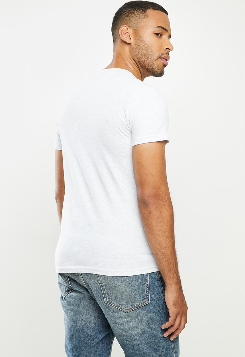Superdry. - Vl infill tee - ice marl