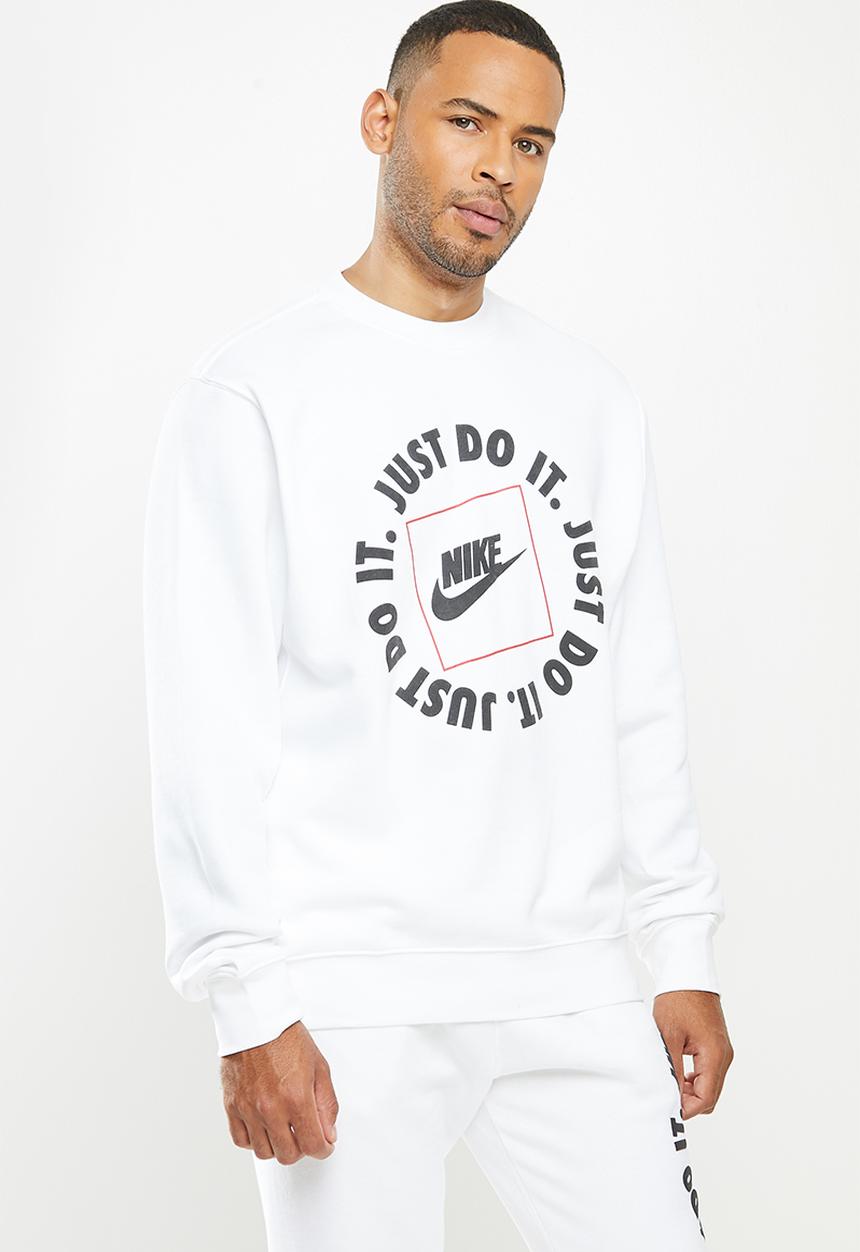 Nike - Nike Men's Just Do It Crew - white