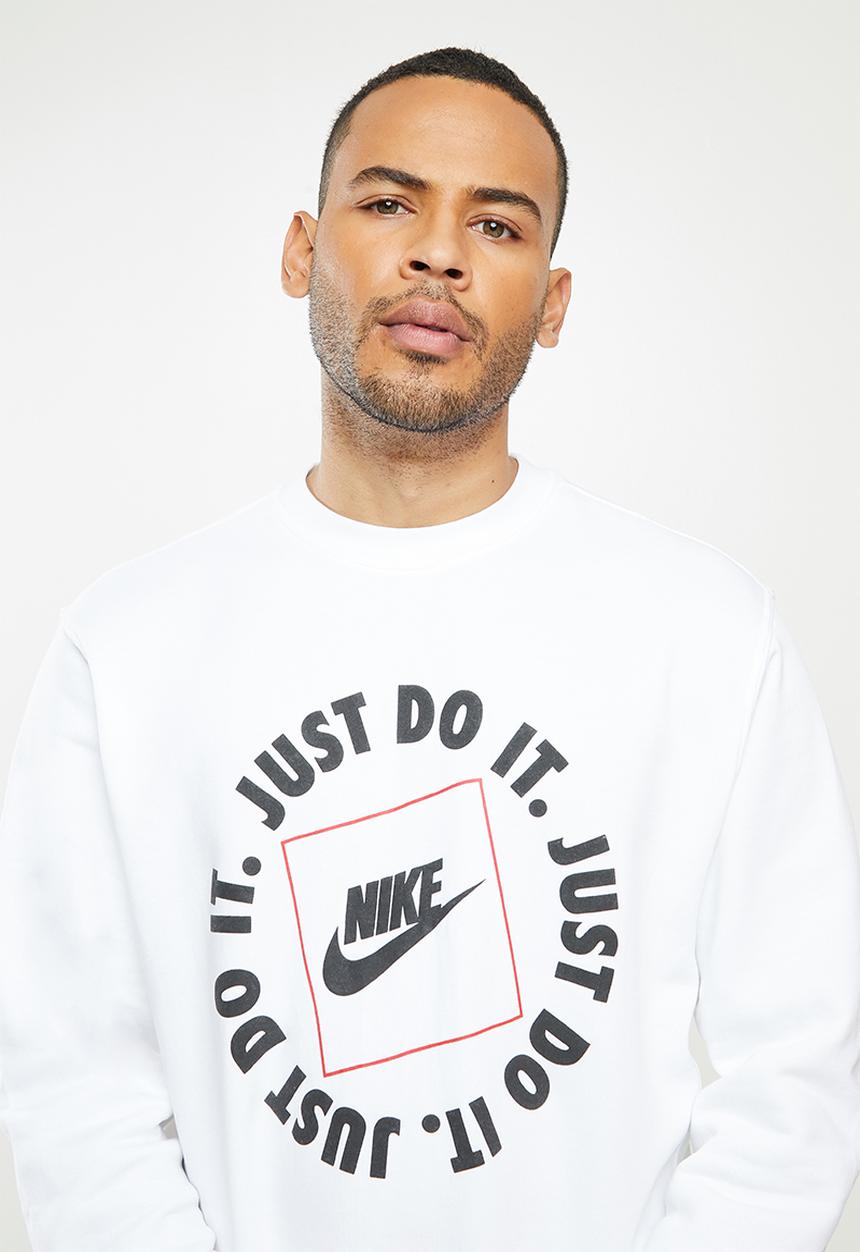 Nike - Nike Men's Just Do It Crew - white