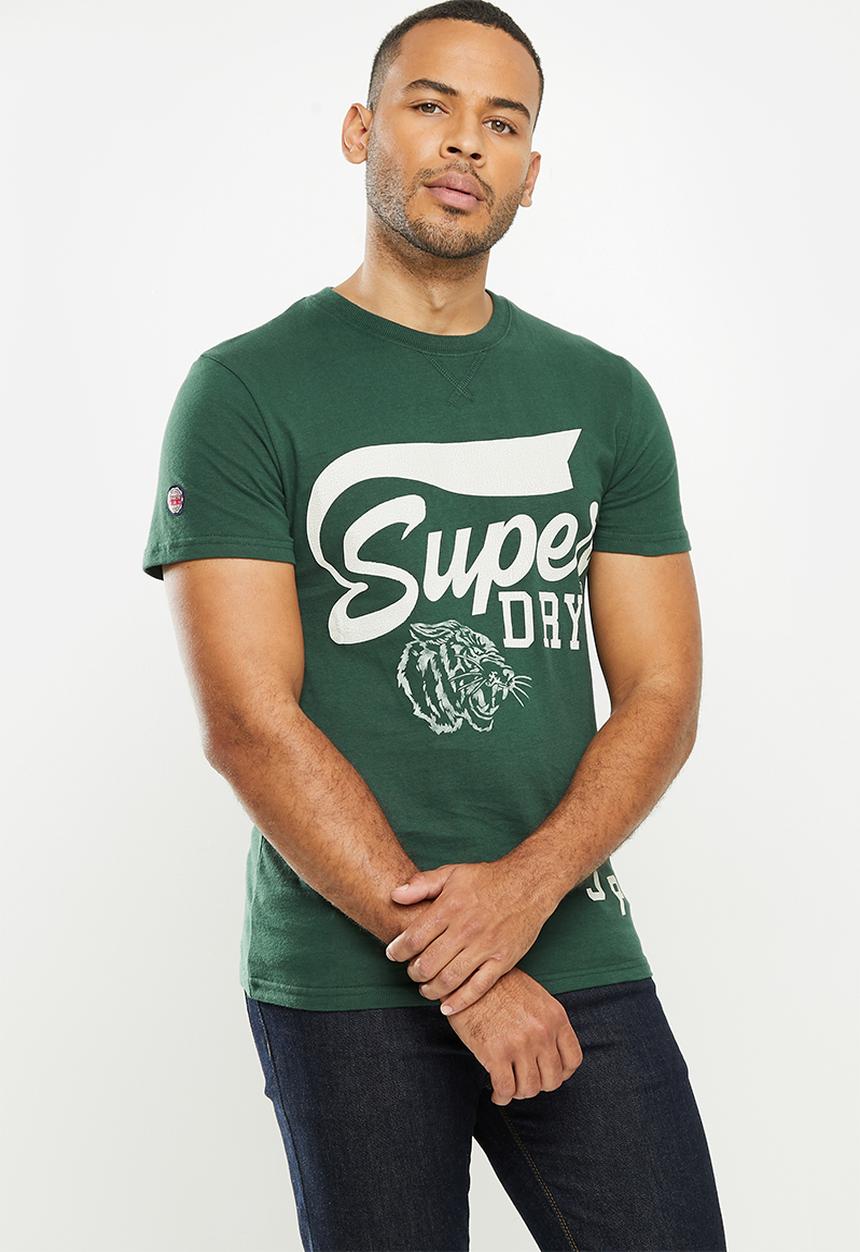 Superdry. - T&f classic tee - enamel green