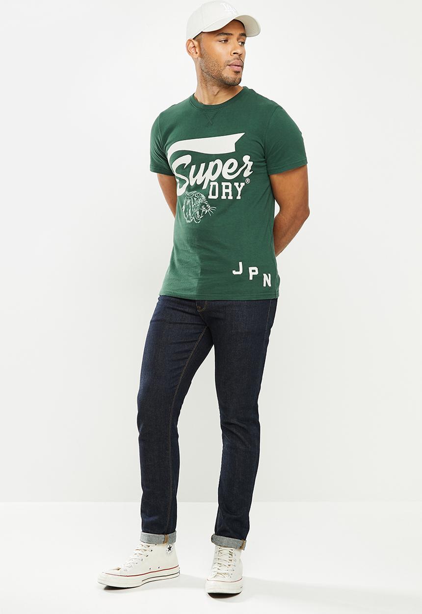 Superdry. - T&f classic tee - enamel green