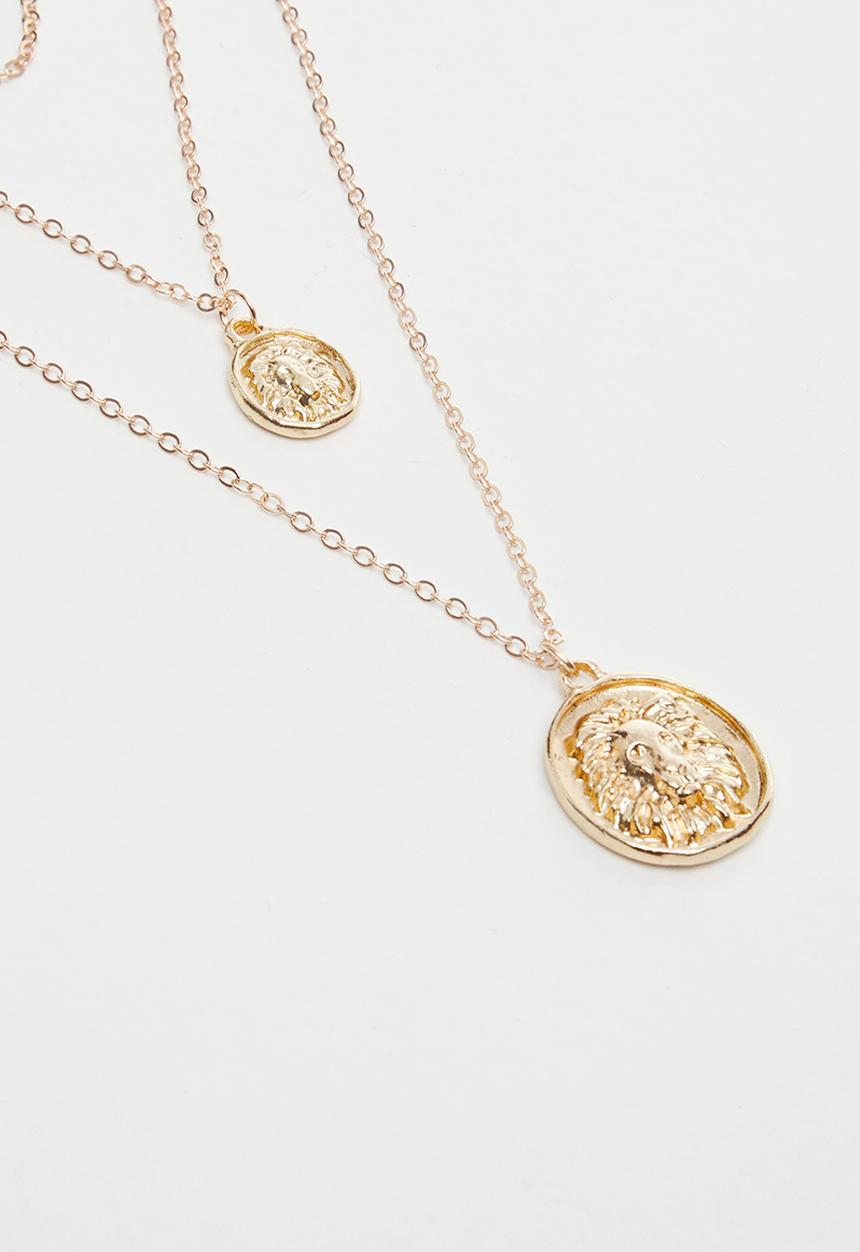 Superbalist - Layered disc necklace - gold