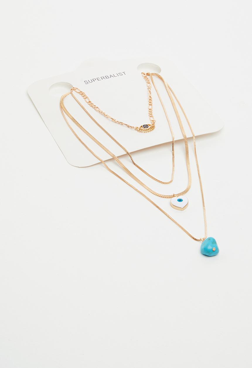 Superbalist - Vintage layered necklace - gold