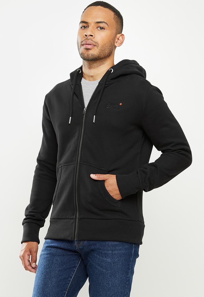 Superdry. - Ol classic ziphood - black