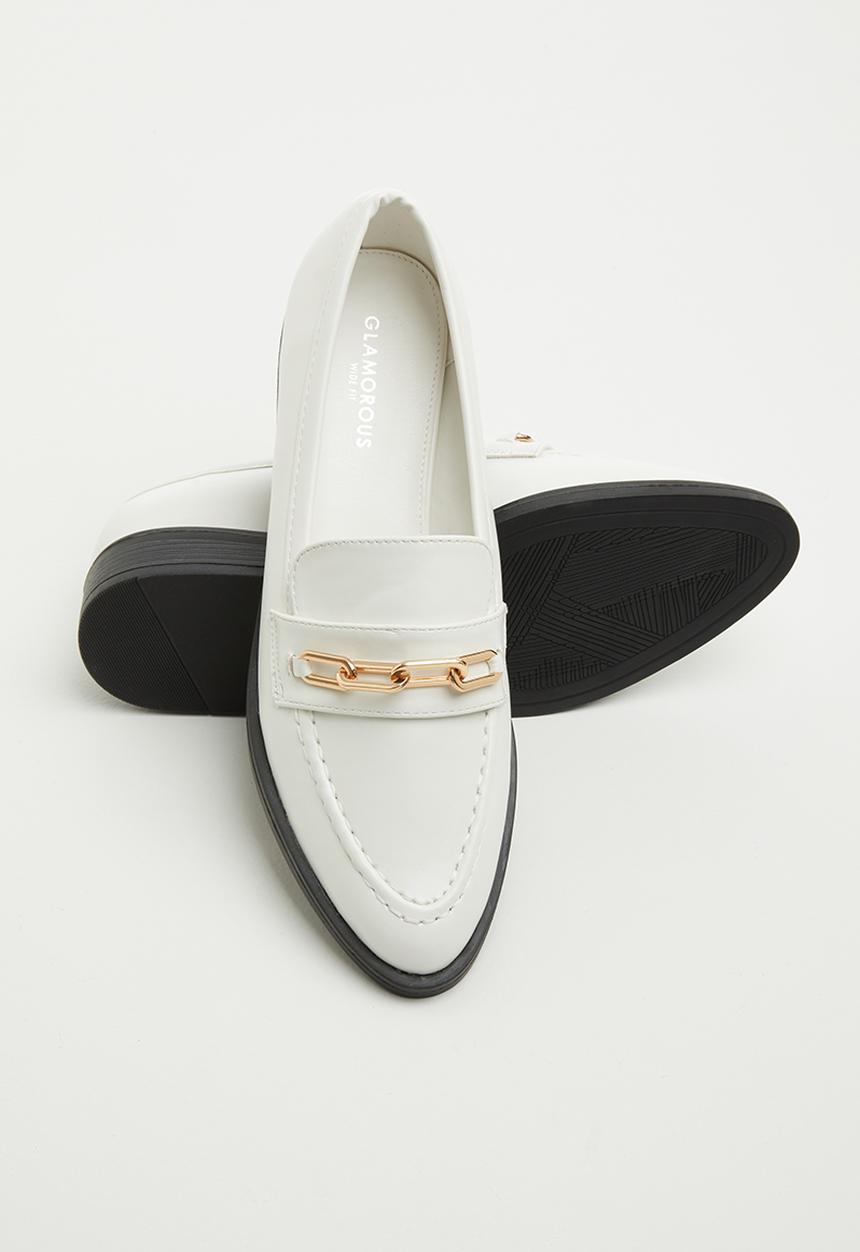 Glamorous - Wide fit loafer - white