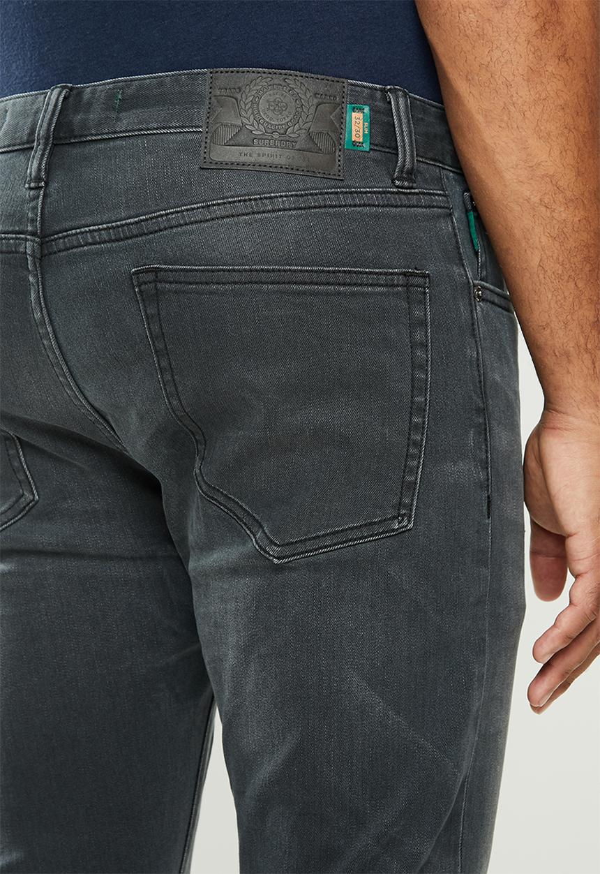 Superdry. - Slim jeans - portland washed black