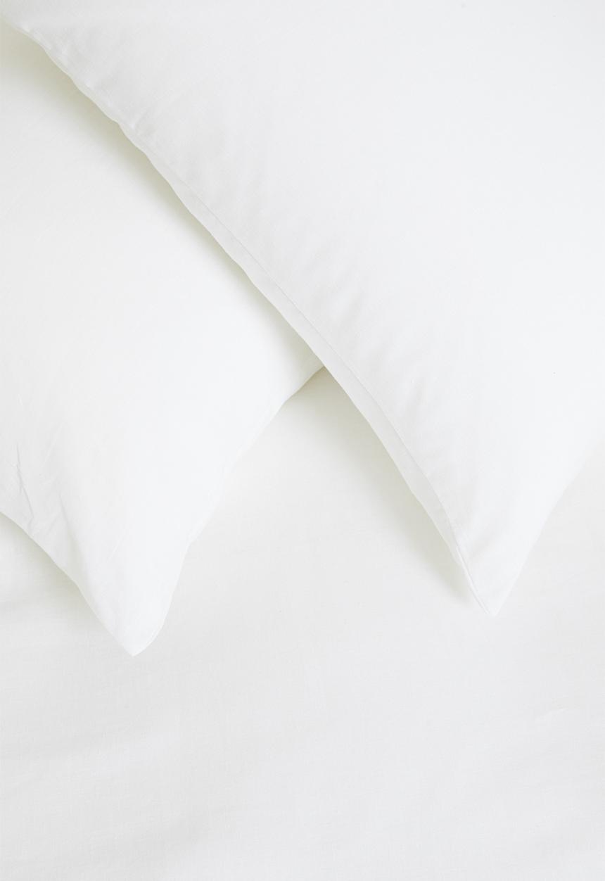 Sixth Floor - Linen blend duvet cover set - white