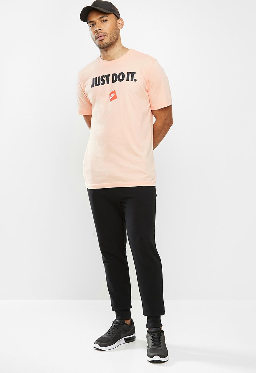 Nike - Nsw short sleeve tee jdi 12 - peach 