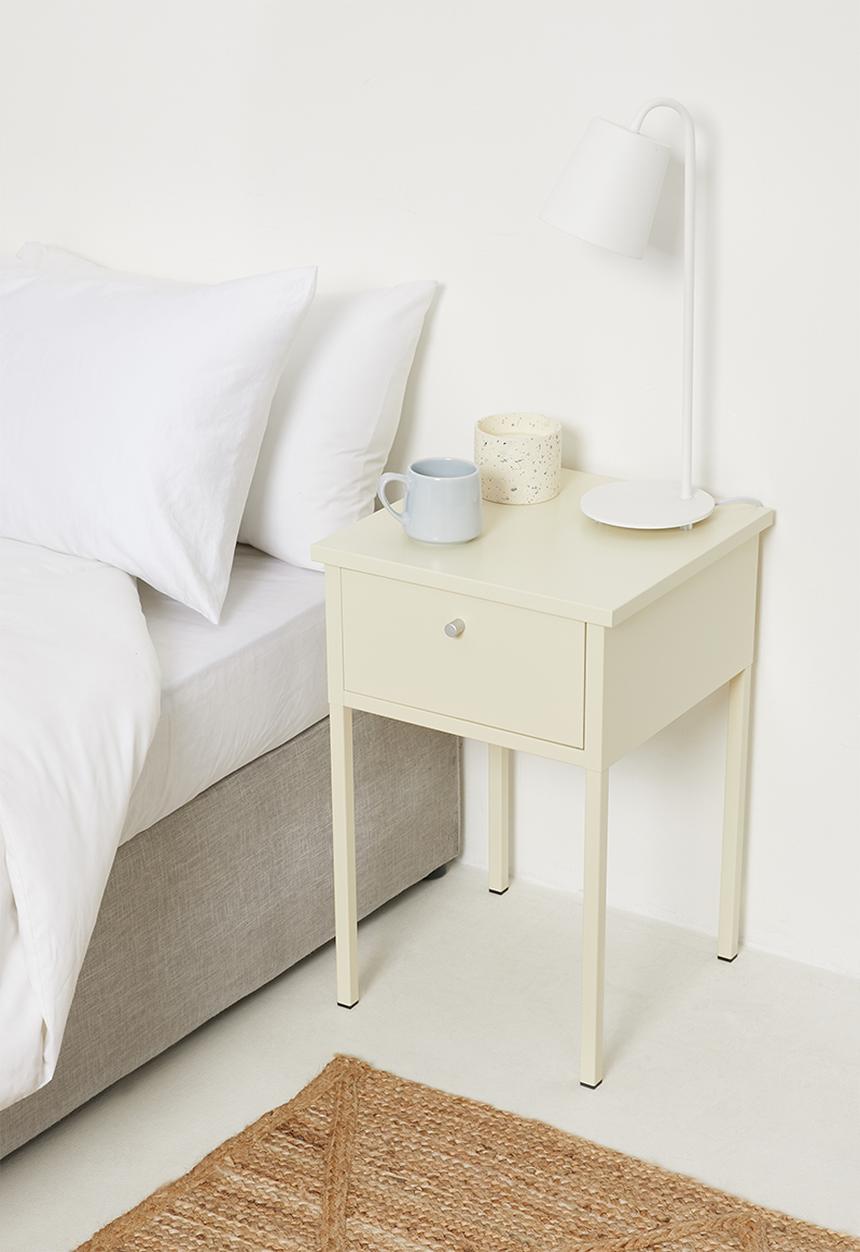 Sixth Floor - Fritz bedside table - cream