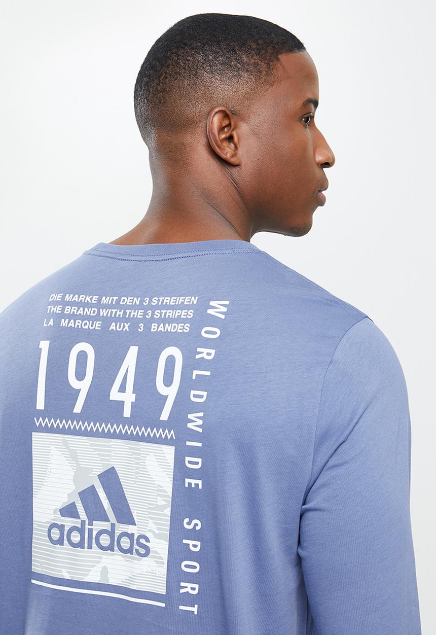 adidas Performance - Wws long sleeve t-shirt - blue