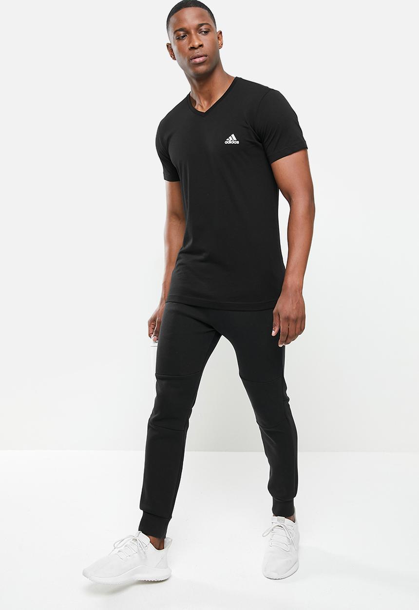 adidas Performance - V-neck t-shirt - black