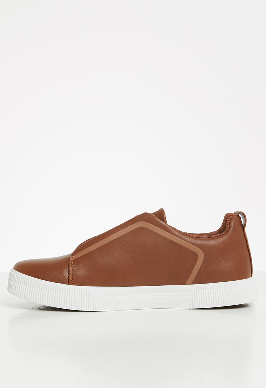 POLO - Harry gusset slip on sneaker - tan