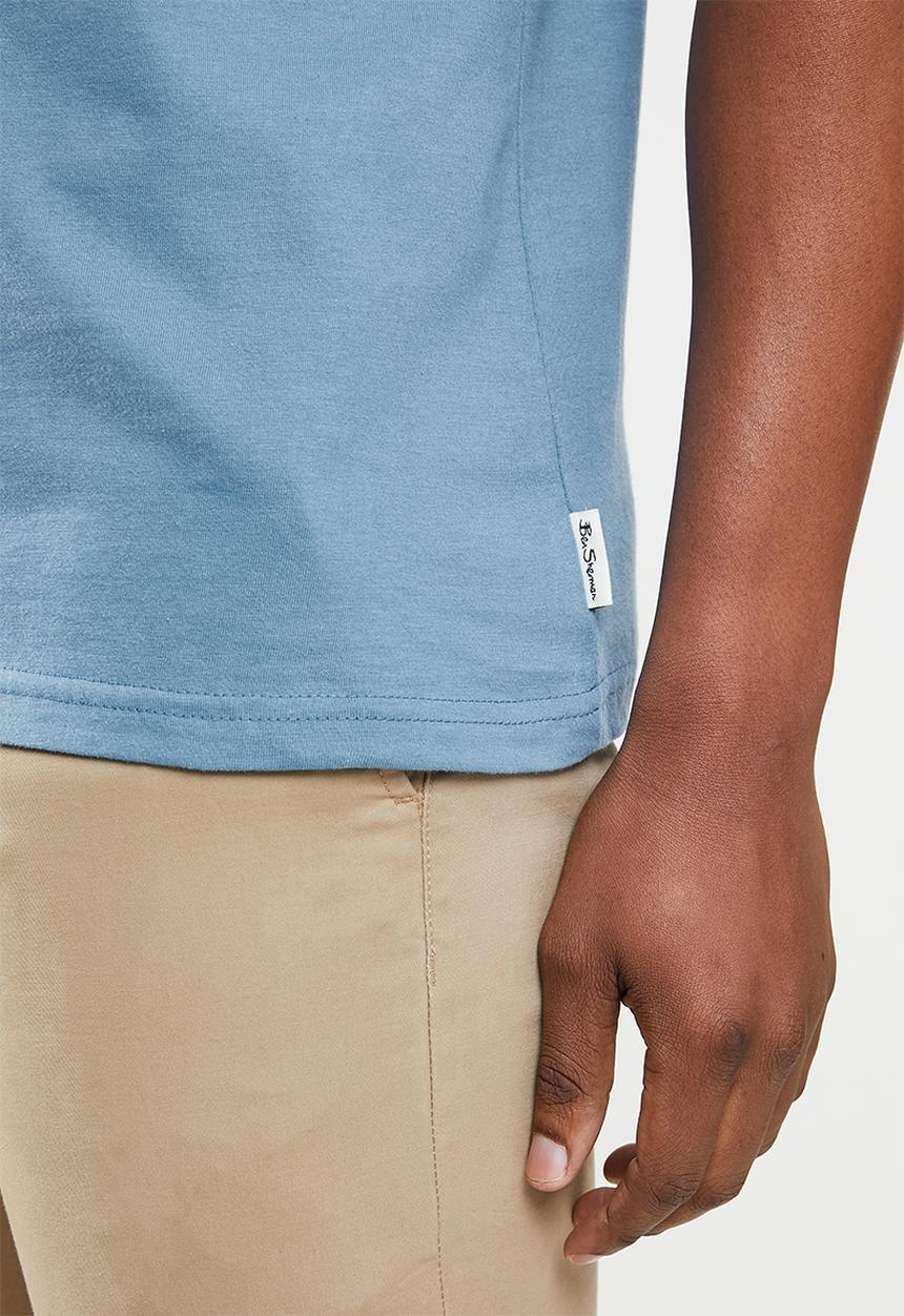 Ben Sherman - Drum target tee - blue