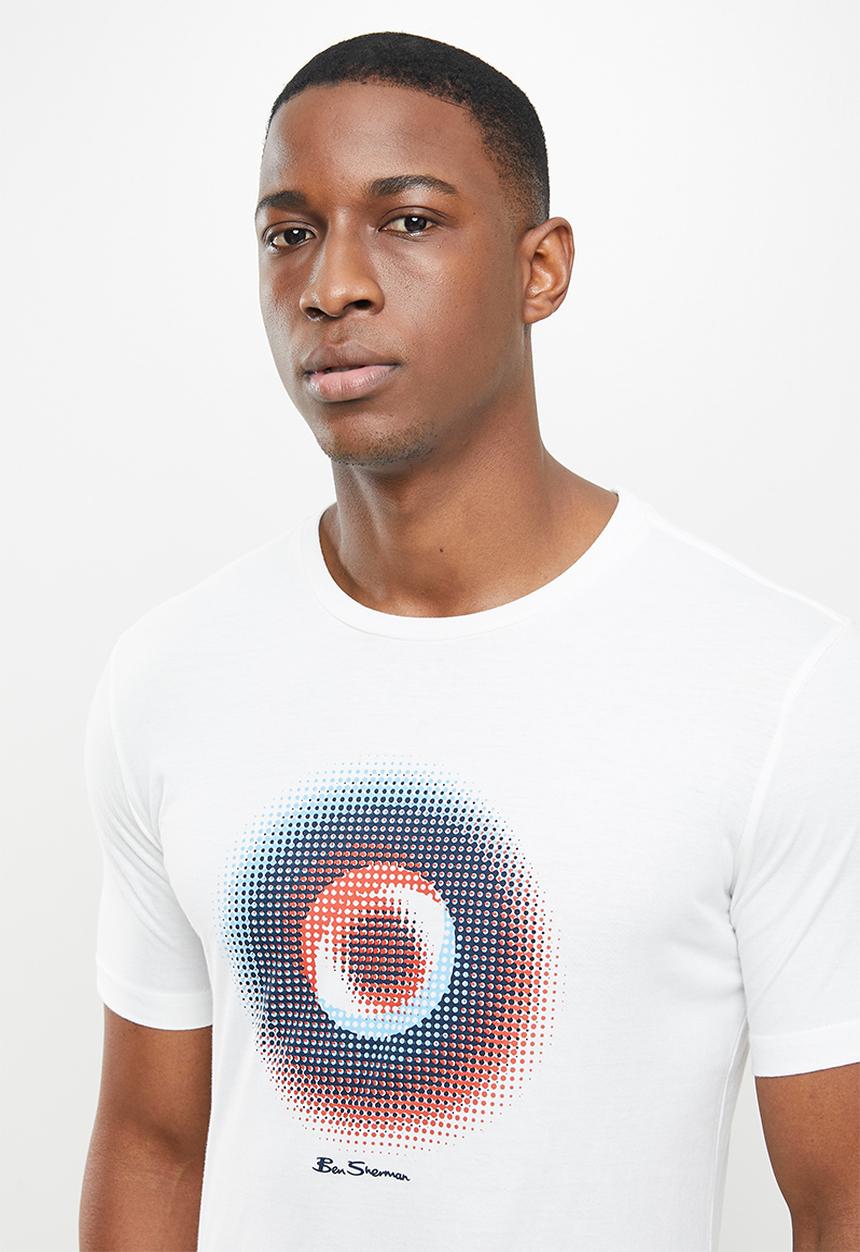 Ben Sherman - Holo target tee - ivory
