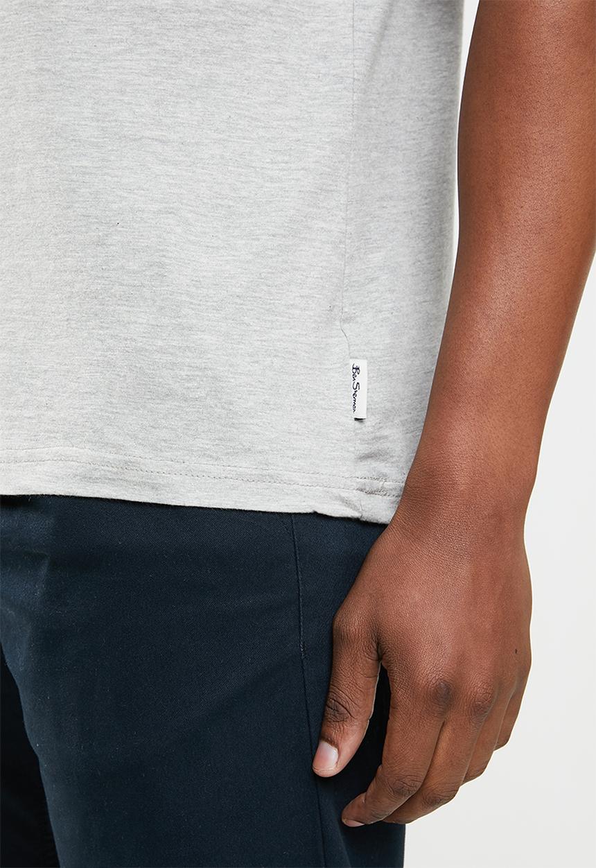 Ben Sherman - Spliced music tee - grey