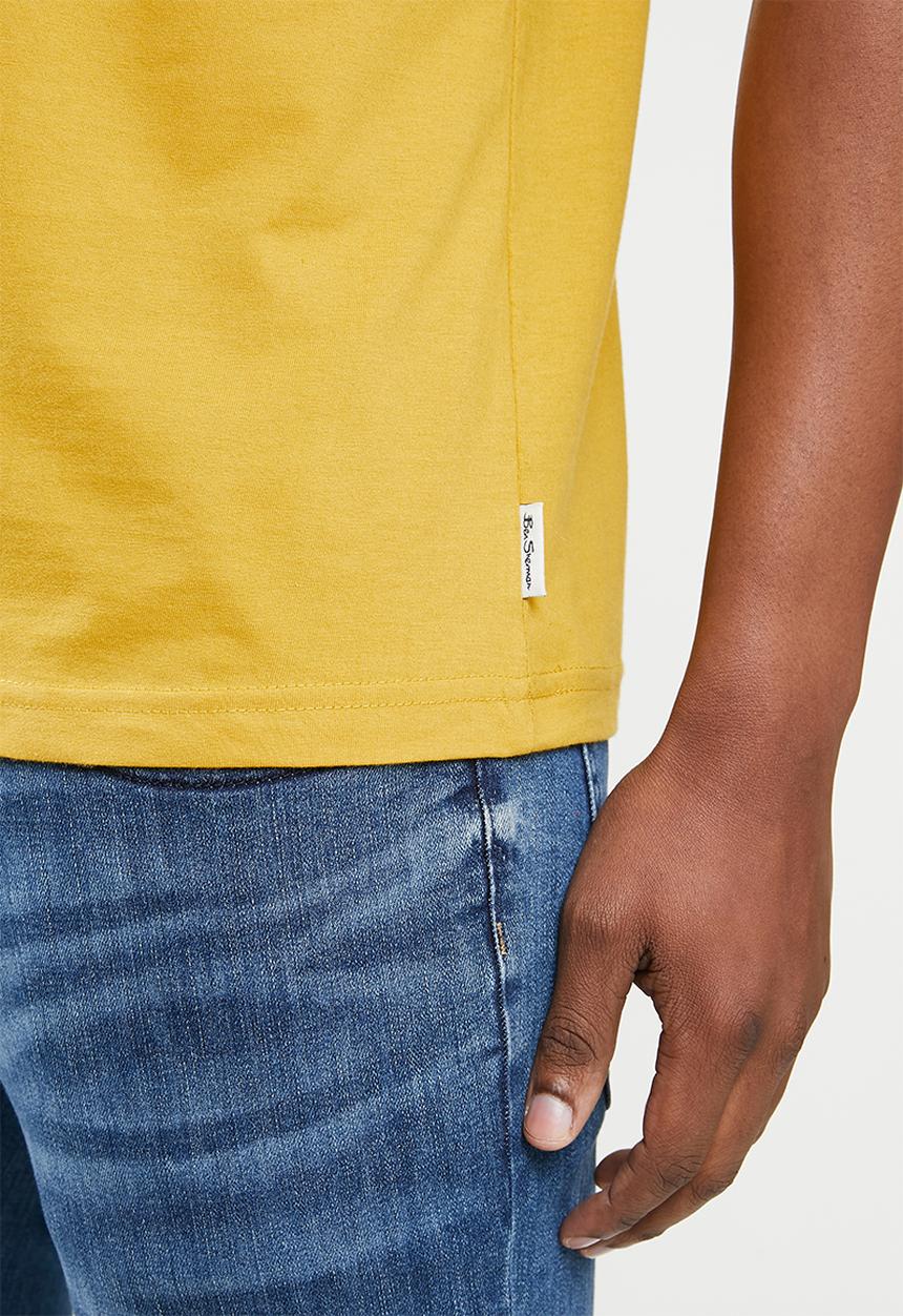 Ben Sherman - 1/4 target tee - dijon