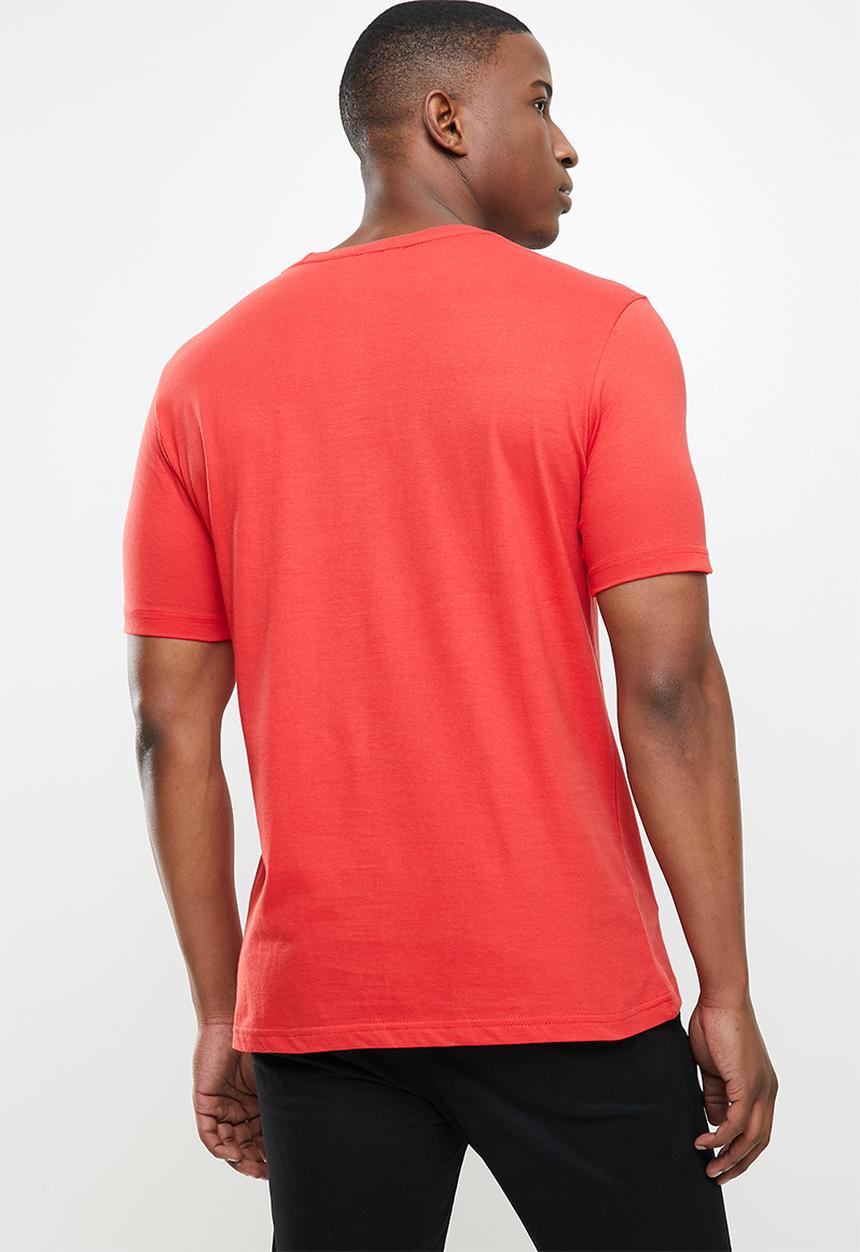 Ben Sherman - Spliced music tee - red
