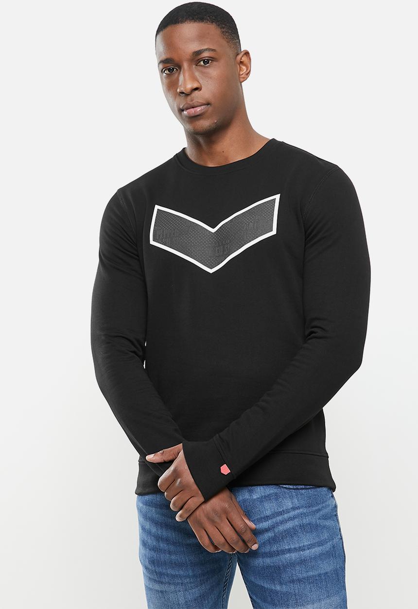 S.P.C.C - Karter crew neck sweat - black