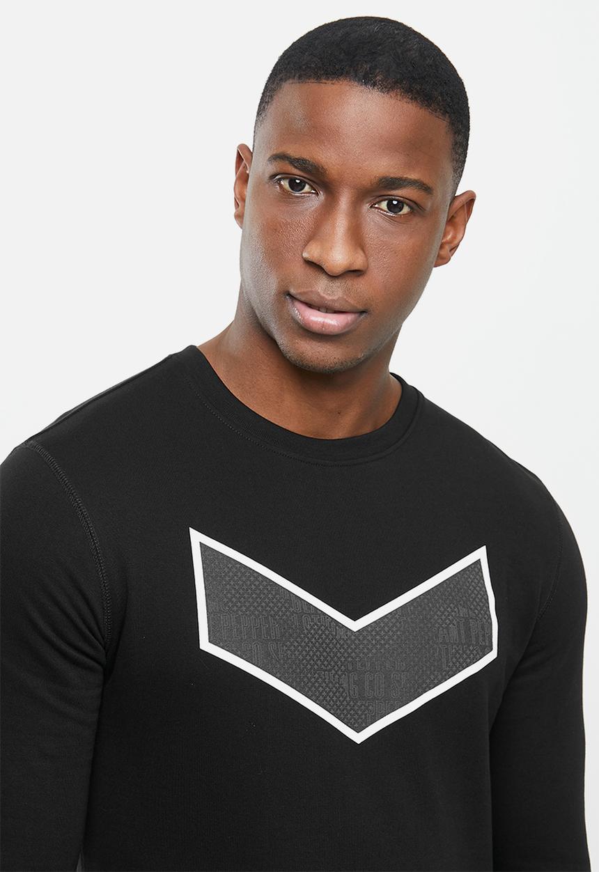 S.P.C.C - Karter crew neck sweat - black