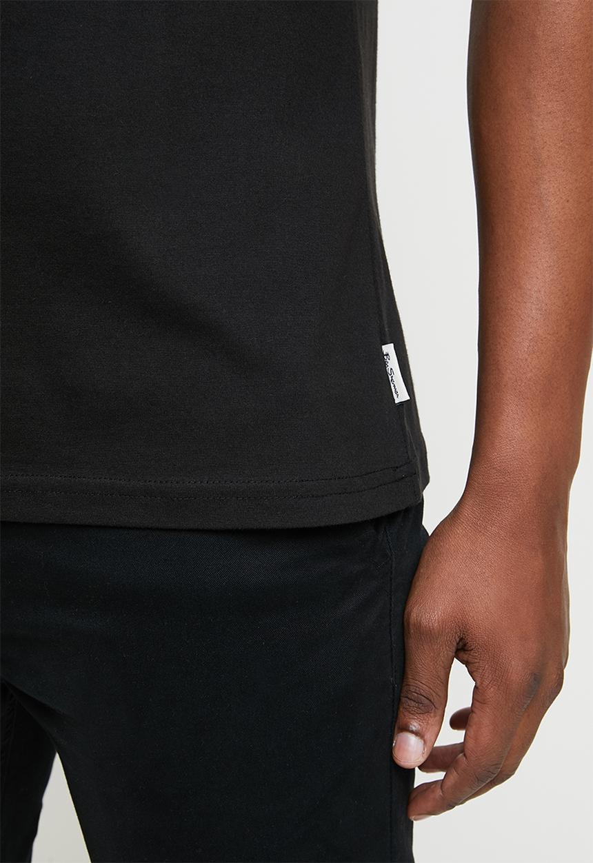 Ben Sherman - Spliced music tee - black