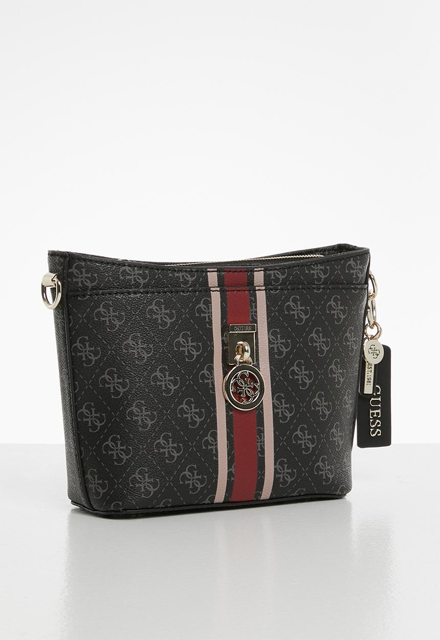 GUESS - Noelle mini crossbody flap - brown