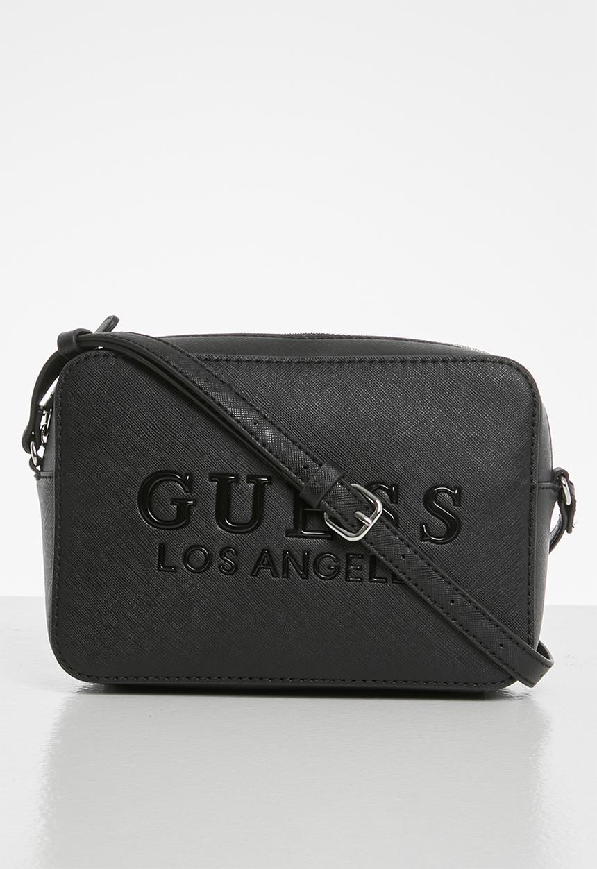 GUESS - Rodney camera crossbody - gunmetal