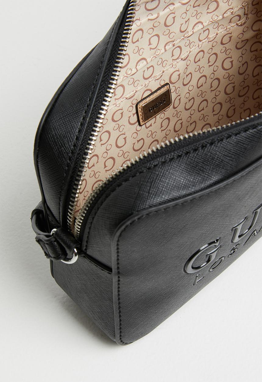 GUESS - Rodney camera crossbody - gunmetal