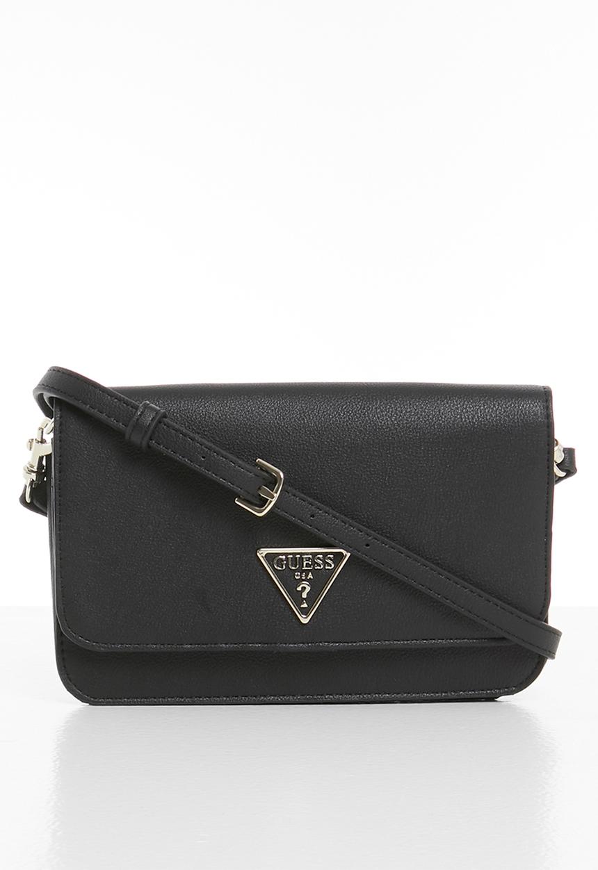 GUESS - Noelle xbody flap organizer - black